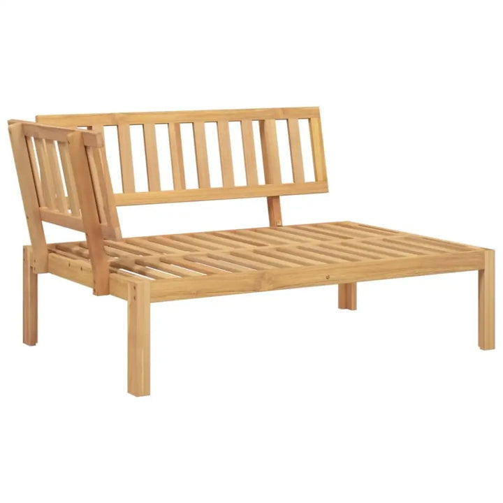 Outdoor wooden sofa made from solid acacia wood in the Acacia Wood Patio Pallet Sofa Set