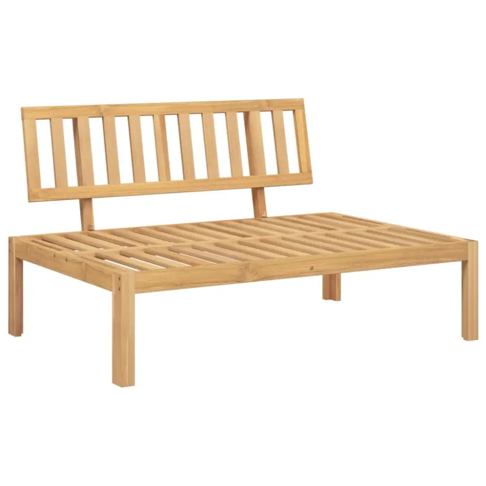 Solid Acacia Wood Outdoor Bench from the Acacia Wood Patio Pallet Sofa Set
