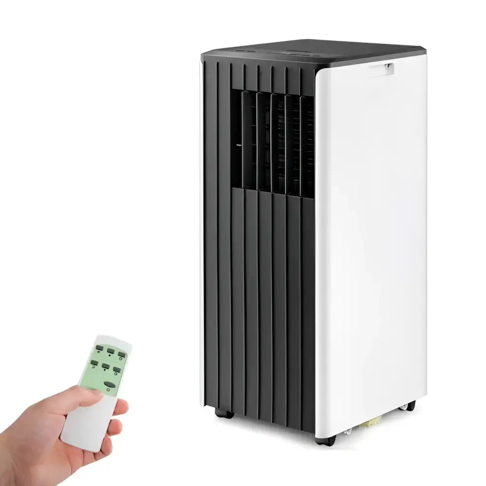 Portable air conditioner with remote for efficient cooling in the 8000 BTU Portable Air Conditioner Humidifier Fan