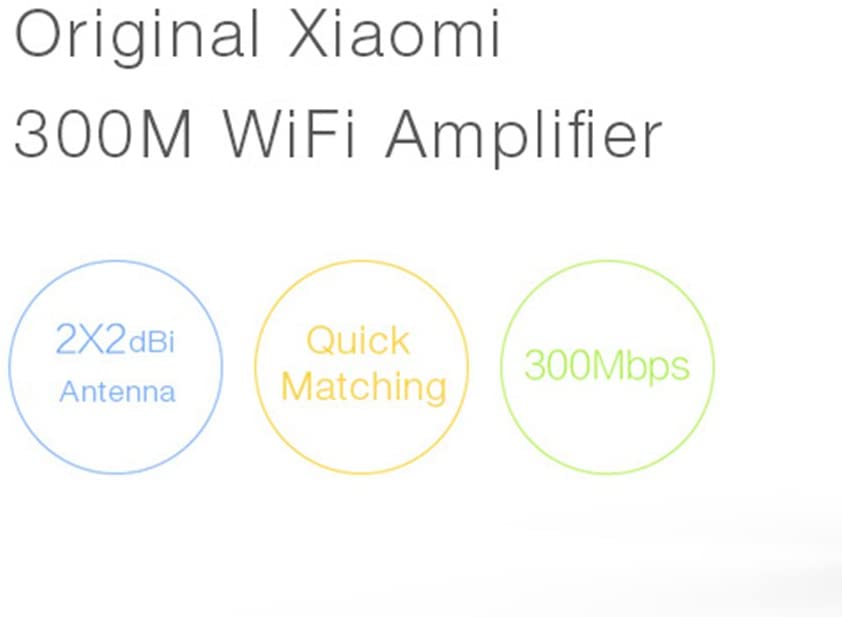 Xiaomi 300Mbps WiFi Amplifier/Universal Wireless WiFi Range Extender/Booster