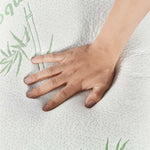 Memory foam mattress with bamboo design for comfortable sleep and support