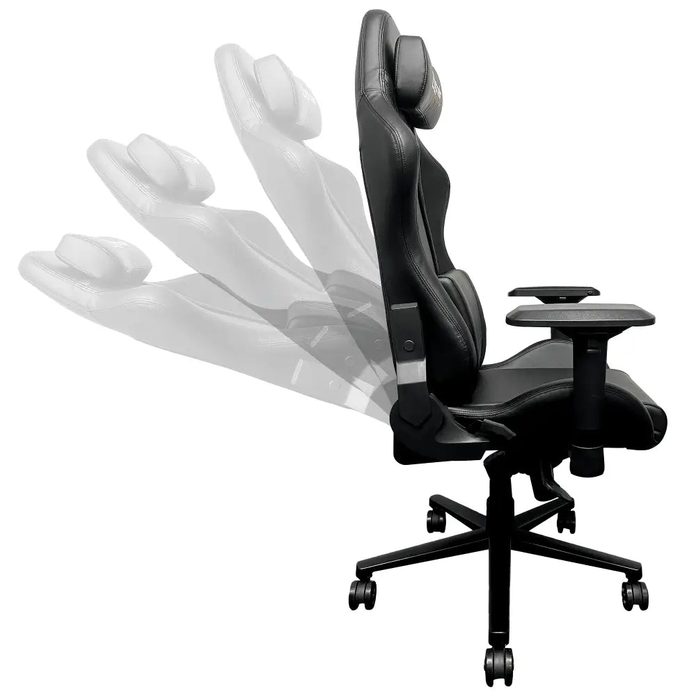 Adjustable Black Gaming Chair from Chicago Cubs Xpression Pro Gaming Collection