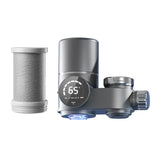 Silver faucet with digital display on Electric Water Purifier for clean water