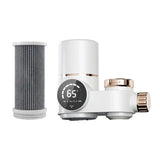 White and gold digital faucet with filter for Electric Water Purifier system