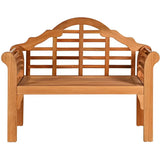 Elegant eucalyptus wood garden bench from Eucalyptus Wood Garden Benches collection