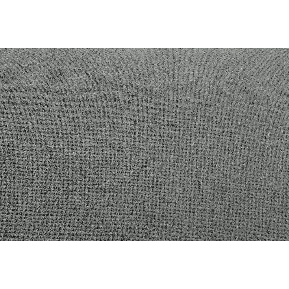 Gray textured carpet fabric detail on Gray Burlap Fabric Recliner Motion Sofa
