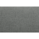 Gray textured carpet fabric detail on Gray Burlap Fabric Recliner Motion Sofa