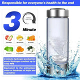Hydrogen-Rich Water Cup showcasing hydrogen-rich water with antioxidant benefits