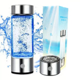 Hydrogen-Rich Water Cup with bottle and box for hydrogen-rich water consumption