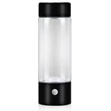 Black and clear hydrogen water bottle in Hydrogen-Rich Water Cup for hydrogen-rich water