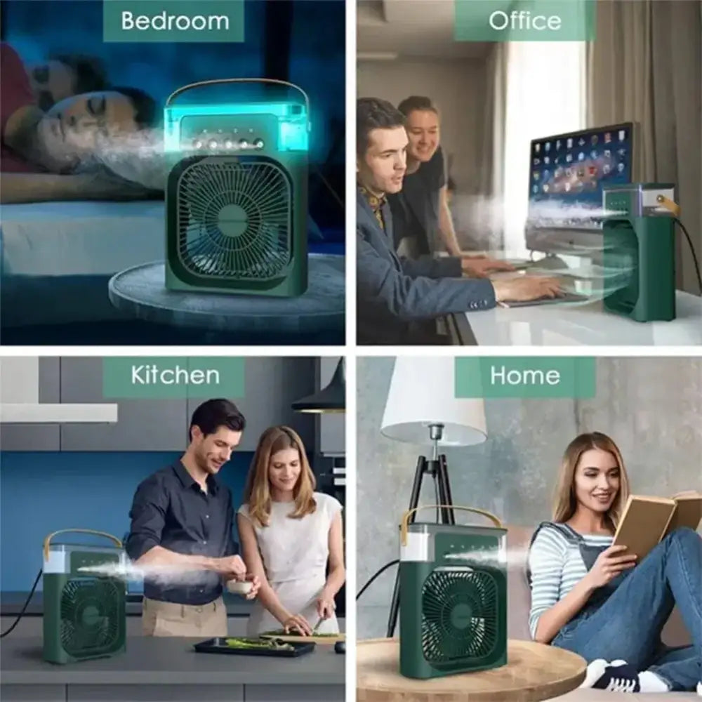 Portable 3-in-1 Air Conditioner Fan for staying cool and efficient air conditioning