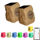 Rock-shaped outdoor Bluetooth speaker designed for outdoor audio solutions