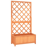 Solid Firwood Trellis Planter for Climbers showcasing a durable trellis planter with wood framework