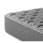Gray quilted mattress from Twin XL Firm Quilted Hybrid Mattress collection