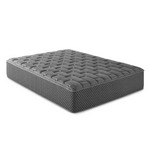 Gray quilted mattress from Twin XL Firm Quilted Hybrid Mattress collection