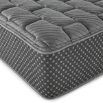 Gray quilted mattress from Twin XL Firm Quilted Hybrid Mattress collection