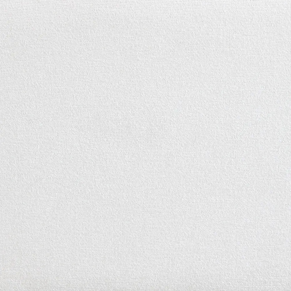 White textured surface of White Chenille U Shaped Sectional Sofa with high density foam package quantity six