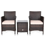 Wicker patio furniture set with coffee table showcasing durable design and ample weight capacity