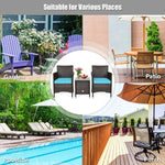 Wicker patio furniture set with coffee table showcasing durable design and ample weight capacity